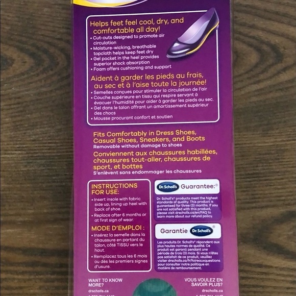 🎄 Dr. Scholl’s stylish step 3/4 insoles flats NIB - Picture 3 of 5